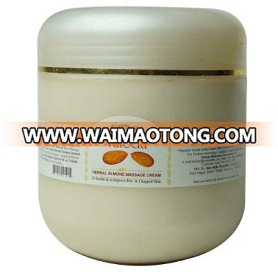 Valeda Herbal Almond Massage Cream (1 Kg) for Professional Salon Use - Made by Doctors